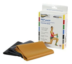 Sup-R Band Sup-R Band¨ Latex Free Exercise Band Sup-R Band¨ Latex Free Exercise Band - PEP pack¨, 3-piece set (1 each: black, silver, gold)
