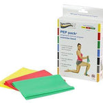 Sup-R Band Latex Free Exercise Band - PEP pack, 3-piece set (1 each: yellow, red, green)