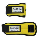 CanDo Weight Straps - 1 lb Set (2 each: 1/2 lb weight) - Yellow