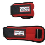 CanDo Weight Straps - 2 lb Set (2 each: 1 lb weight) - Red