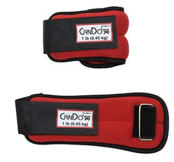 CanDo Weight Straps - 2 lb Set (2 each: 1 lb weight) - Red