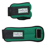 CanDo Weight Straps - 3 lb Set (2 each: 1-1/2 lb weight) - Green