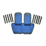 The Adjustable Cuff ankle weight - 10 lb - 20 x 0.5 lb inserts - Blue - each
