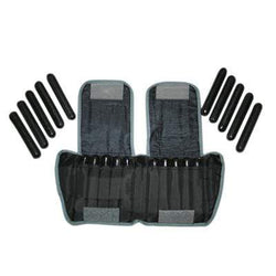 The Adjustable Cuff ankle weight - 20 lb - 20 x 1 lb inserts - Black - each