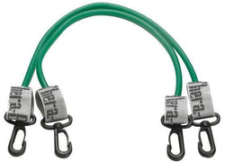 TheraBand Exercise Station, Accessory, Green (moderate) Tubing with Connectors, 12", Latex