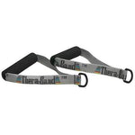 TheraBand exercise station accessory, exercise handles with D-ring, pair
