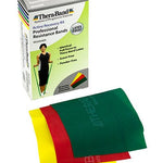TheraBand TheraBand Home Exercise Kits TheraBand Prescription pack, light, (yellow, red, green) Latex Free band