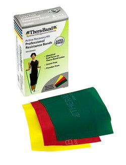 TheraBand TheraBand Home Exercise Kits TheraBand Prescription pack, light, (yellow, red, green) Latex Free band