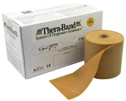 TheraBand exercise band - Twin-Pak 100 yard roll - Gold - max (2, 50-yd boxes)