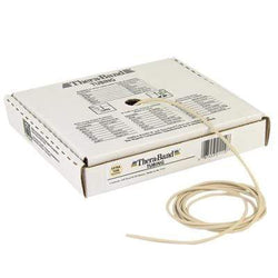 TheraBand exercise tubing - 100 foot roll - Tan - extra thin