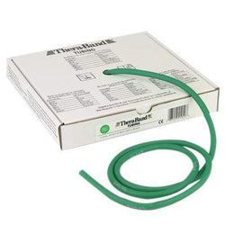 TheraBand exercise tubing - 25' roll - Green - heavy