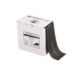 TheraBand TheraBand Latex Free Exercise Band TheraBand exercise band - latex free - Twin-Pak 100 yards - Black - special heavy (2, 50-yd boxes)