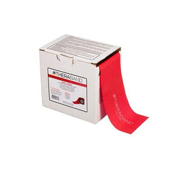 TheraBand TheraBand Latex Free Exercise Band TheraBand exercise band - latex free - Twin-Pak 100 yards - Red - medium (2, 50-yd boxes)