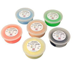 Puff LiTE Exercise Putty - 6 piece set - 120cc - 1 of each
