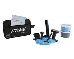 Puttycise 5-piece tool set w/carry bag, manual, 2 x 1 lb blue and 2 x 1 lb black putty
