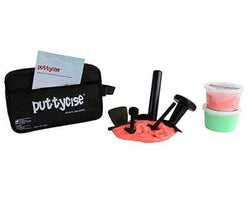 Puttycise 5-piece tool set w/carry bag, manual, 2 x 1 lb red and 2 x 1 lb green putty