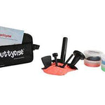 Puttycise Theraputty tool - 5-tool set with 4 x 6 oz putties, difficult (red-black), with bag