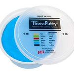 CanDo Antimicrobial Theraputty Exercise Material - 1 lb - Blue - Firm