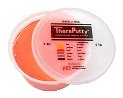 CanDo Antimicrobial Theraputty Exercise Material - 1 lb - Red - Soft