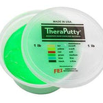 CanDo Scented Theraputty Exercise Material - 1 lb - Apple - Green - Medium