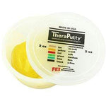 CanDo Sparkle Theraputty Exercise Material - 2 oz - Yellow - X-Soft