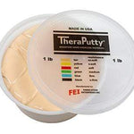 CanDo Theraputty Exercise Material - 1 lb - Tan - XX-Soft