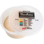 CanDo Theraputty Exercise Material - 3 oz - Tan - XX-Soft