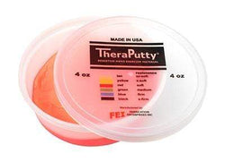CanDo Theraputty Exercise Material - 4 oz - Red - Soft