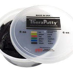 CanDo Theraputty Exercise Material - 6 oz - Black - X-firm