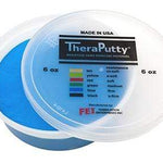 CanDo Theraputty Exercise Material - 6 oz - Blue - Firm