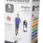 Val-u-Band Resistance Bands, Pre-Cut Strip, 5', Mushroom-Level 6/7, Case of 30, Latex-Free