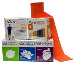 Val-u-Band Resistance Bands, Dispenser Roll, 50 Yds., 5-Piece Set, Peach, Orange, Lime, Blueberry, Plum, Latex-Free