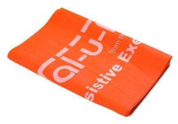 Val-u-Band Resistance Bands, Pre-Cut Strip, 5', Orange-Level 2/7, Contains Latex