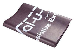Val-u-Band Resistance Bands, Pre-Cut Strip, 5', Plum-Level 5/7, Contains Latex