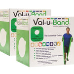Val-u-Band Val-u-Band Low Powder Exercise Band Val-u-Band Resistance Bands, Dispenser Roll, 100 Yds. (2 x 50 Yds.), Lime-Level 3/7, Contains Latex