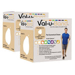 Val-u-Band Val-u-Band Low Powder Exercise Band Val-u-Band Resistance Bands, Dispenser Roll, 100 (Yds. (2 x 50 Yds.), Pear-Level 0/7, Contains Latex