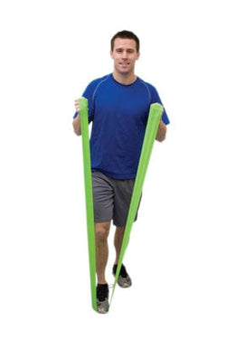 Val-u-Band Val-u-Band Low Powder Exercise Band Val-u-Band Resistance Bands, Dispenser Roll, 50 Yds., Lime-Level 3/7, Contains Latex