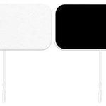 ValuTrode X, white cloth, 2" x 4" rectangle, 40/case